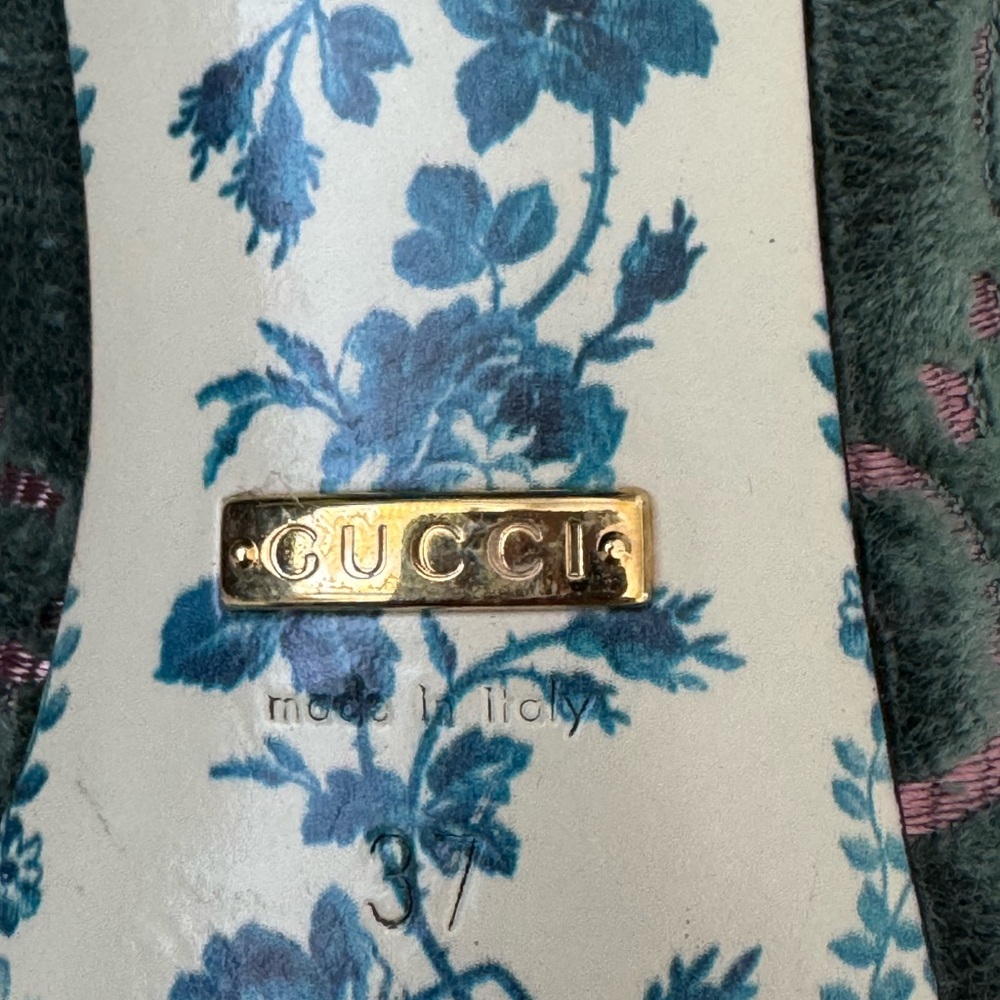 Gucci Green and Brown Women's Pumps - Picture 11 of 13